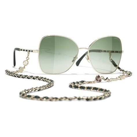 chanel glasses with chain